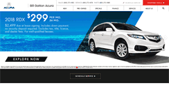 Desktop Screenshot of billgattonacura.com